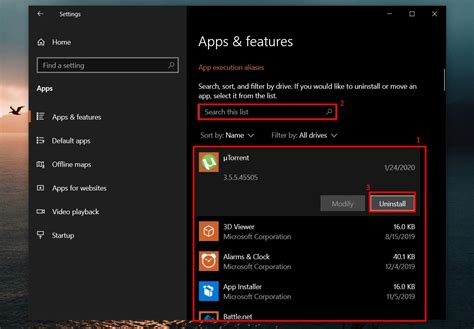 how to uninstall all apps from pc